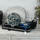 Escorredor de Louças Preto e Cromado